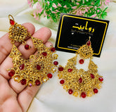 Fancy Earring-434 (Maroon)